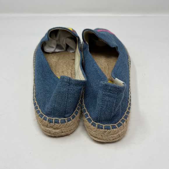 Soludos Mary Matson Flat Slip On Espadrilles Duck Flamingo Size 9 - Picture 4 of 7